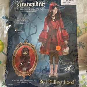 Angelina Scarlet Hooded teen Costume